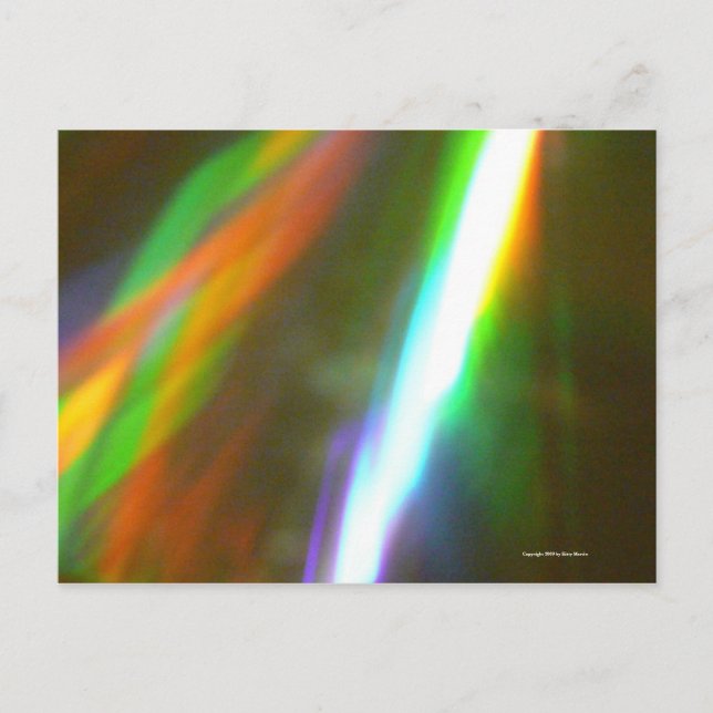 Colorful Lightning Postcard (Front)