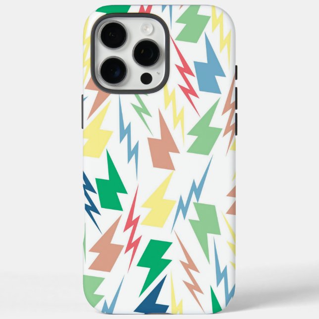 Colorful Lightning Y2K Indie Bold Case-Mate iPhone Case (Back)