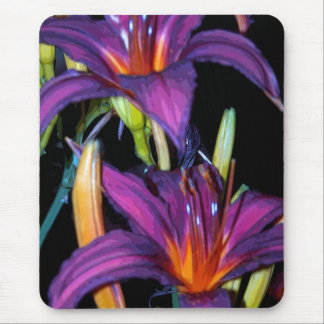 Colorful Lillies Mouse Pad
