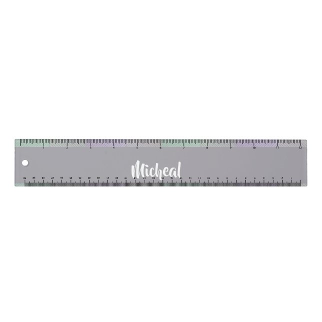 Colorful lined blocks pattern ruler (Front)