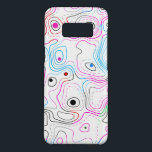 Colorful lines abstract wood grain pattern Case-Mate samsung galaxy s8 case<br><div class="desc">Modern cool colorful abstract wood grain lines swirly seamless pattern.</div>
