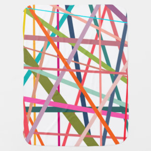 Colorful Lines Baby Blanket
