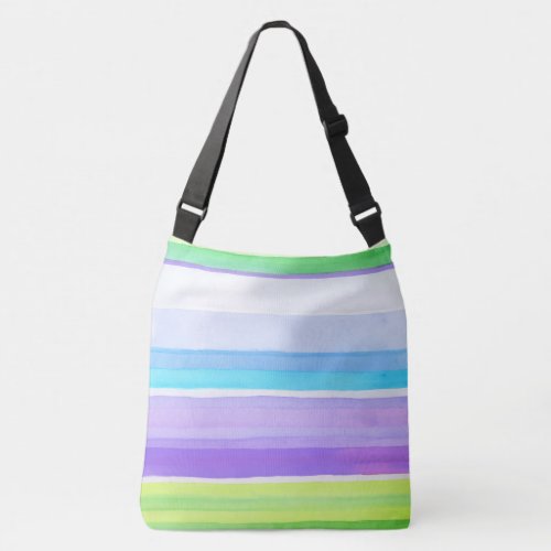 Colorful Lines Crossbody Bag