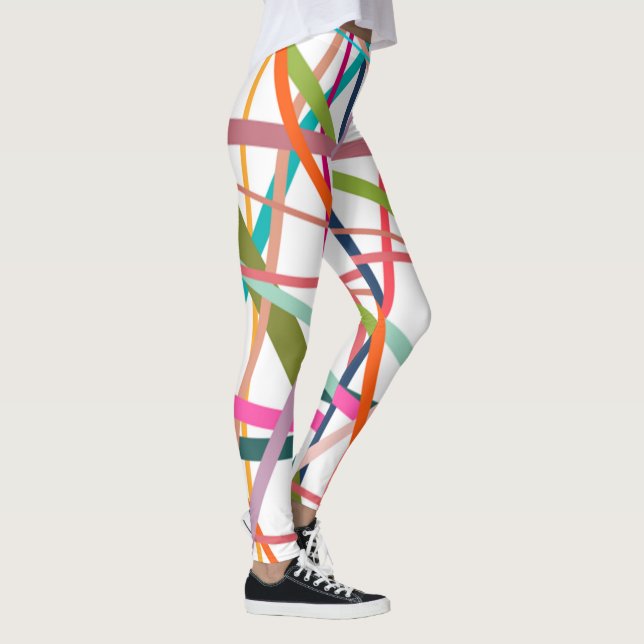 Colorful Lines Leggings (Right)