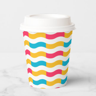 Colorful Lines Paper Cups