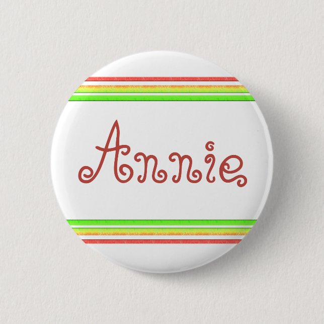 colorful lines pinback button (Front)