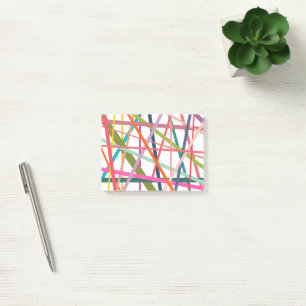 Colorful Lines Post-it Notes