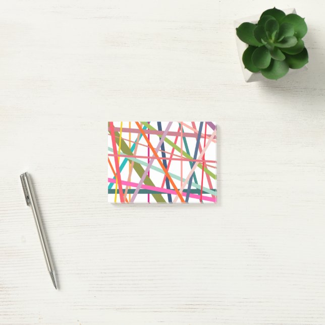 Colorful Lines  Post-it Notes (Office)
