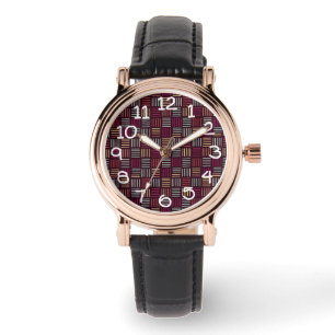 Colorful Lines Squared  Watch