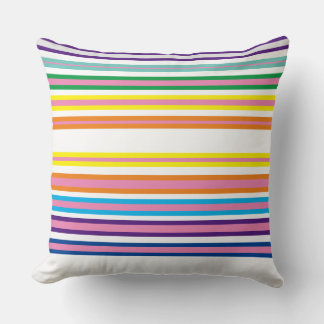 Colorful Lining Top Quality Throw Pillow