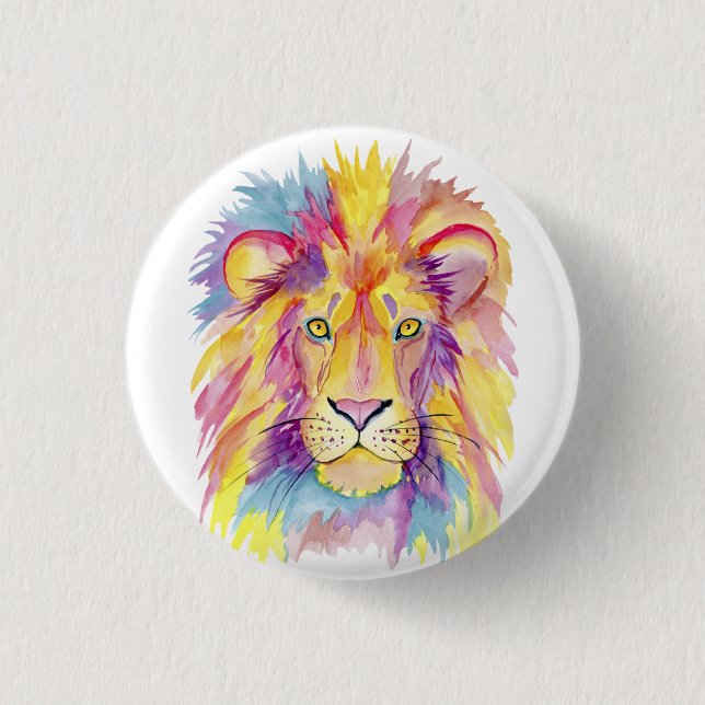 Colorful Lion Buttons (Front)