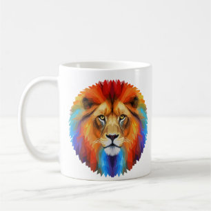 Colorful Lion Coffee Mug