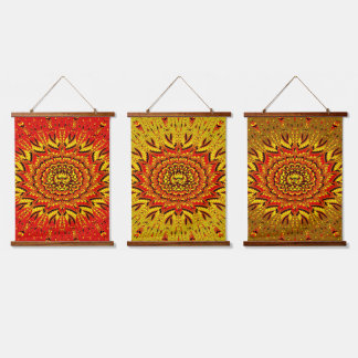 Colorful Lion Hanging Tapestry