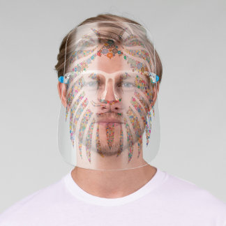 Colorful Lion King Face Shield