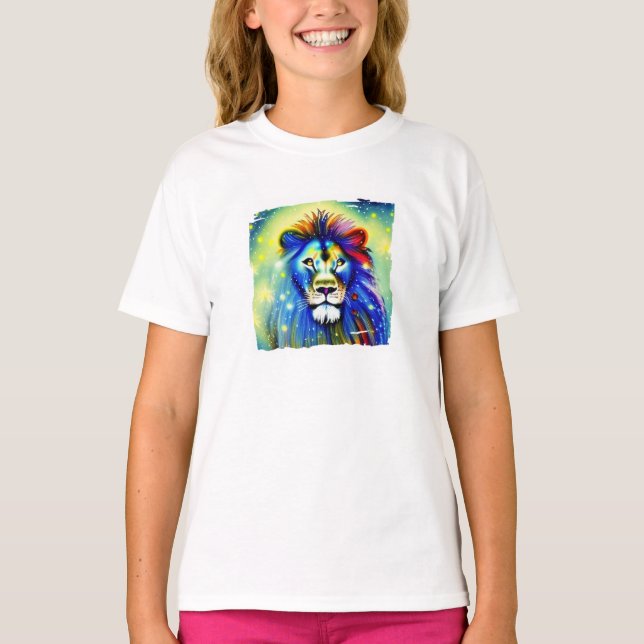 Colorful lion  T-Shirt (Front)