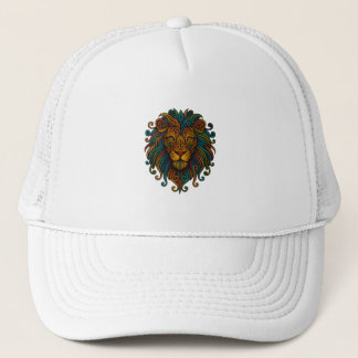 Colorful Lion Trucker Hat