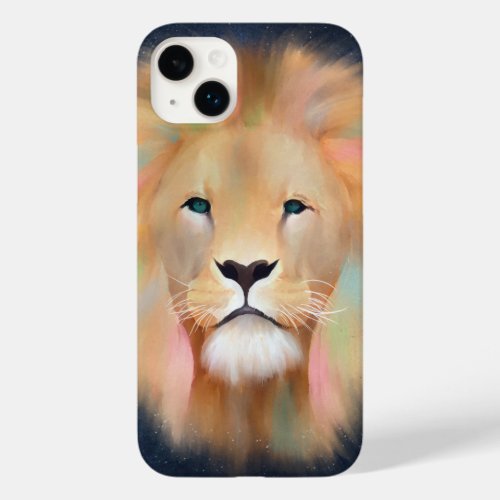 Colorful Lion Wild Animal Art Painting Case_Mate iPhone 14 Plus Case