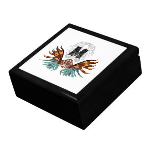 Colorful Lionfish Monogram Gift Box