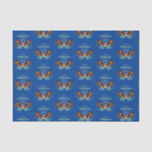 Colorful Lionfish Monogram Tissue Paper