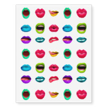 Colorful lips Funny