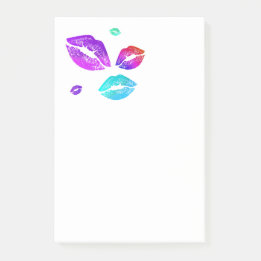 Colorful Lips Post-it Notes