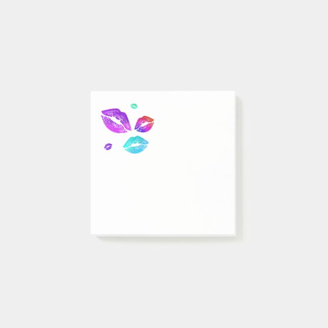 Colorful Lips  Post-it Notes (Front)