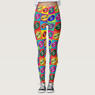 Colorful Lips Leggings