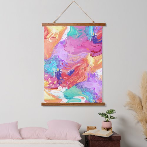 Colorful Liquid Marble Dream Hanging Tapestry
