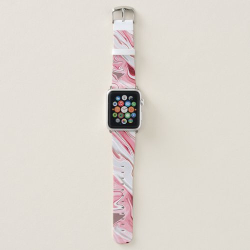 Colorful Liquid Marble Texture Design Apple Watch Band