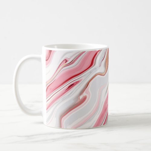 Colorful Liquid Marble Texture Design Coffee Mug