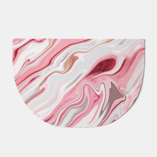 Colorful Liquid Marble Texture Design Doormat