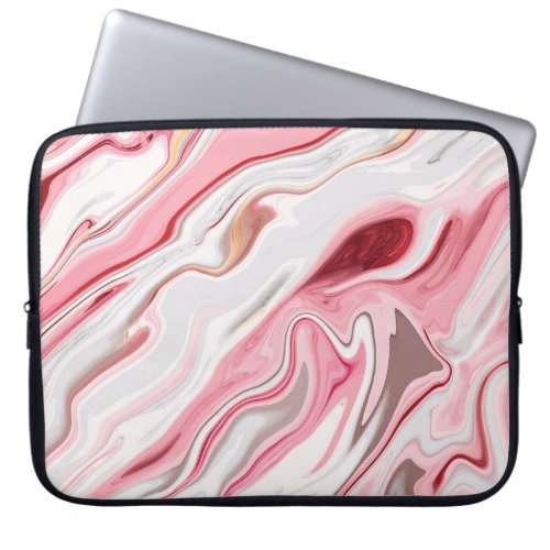 Colorful Liquid Marble Texture Design Laptop Sleeve
