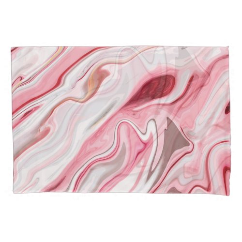 Colorful Liquid Marble Texture Design Pillow Case