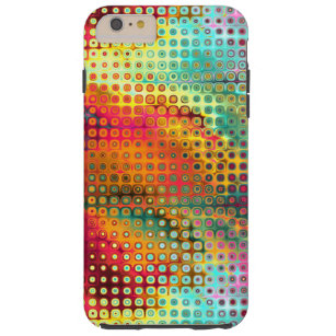 Colorful Liquid Micro Dots Abstract Pattern Tough iPhone 6 Plus Case