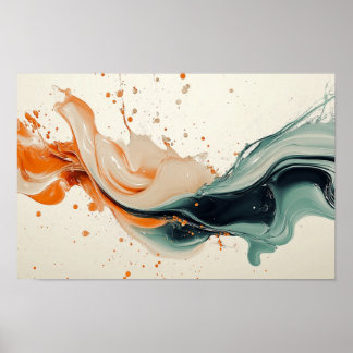 colorful liquid poster
