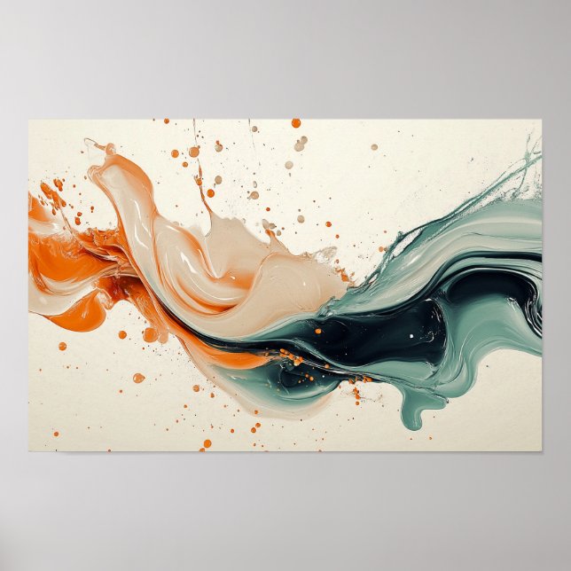 colorful liquid poster (Front)