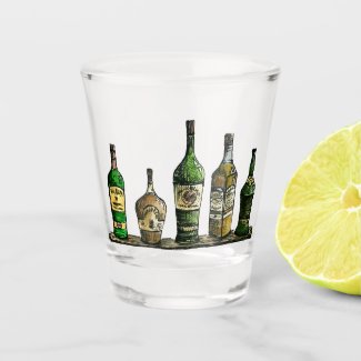 Colorful Liquor Bottles