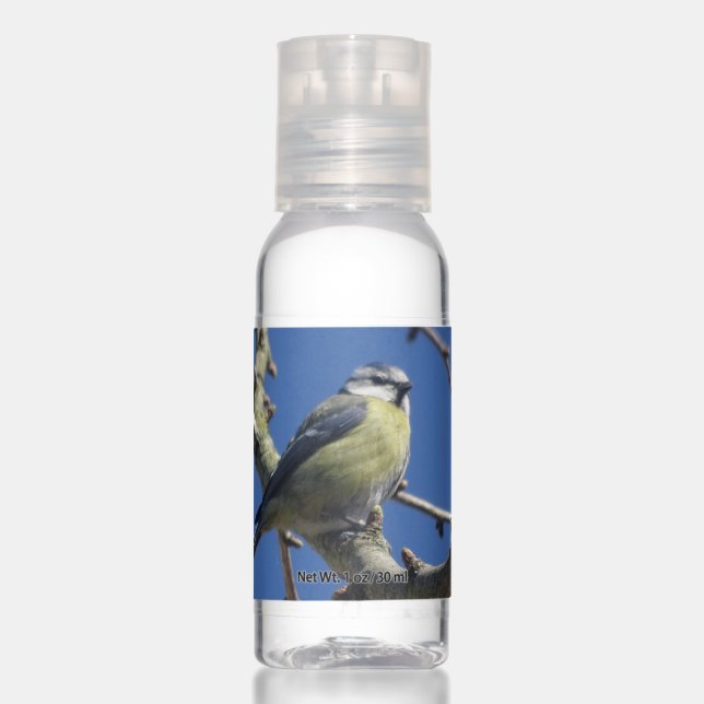 Colorful Little Bird & Blue Sky Travel Bottle Set Hand Sanitizer (Front)