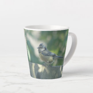 Colorful Little Bird Design Latte Mug
