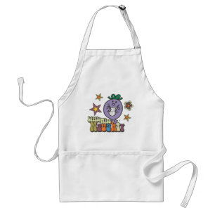 Colorful Little Miss Naughty Adult Apron