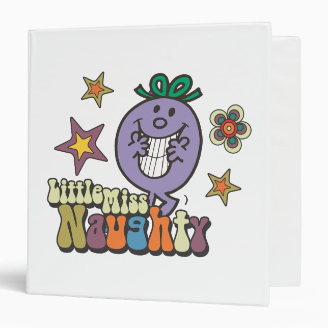 Colorful Little Miss Naughty Binder (Front/Inside)