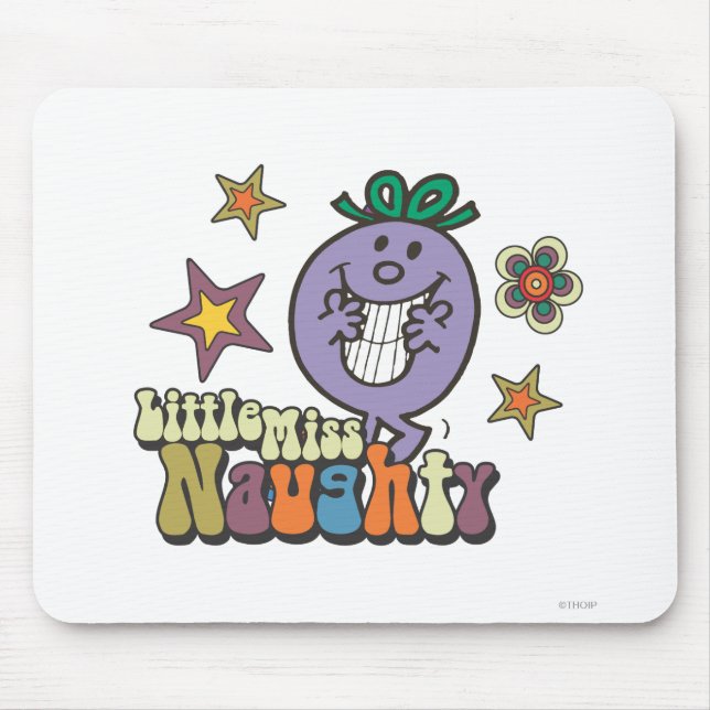 Colorful Little Miss Naughty Mouse Pad (Front)