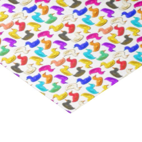 Colorful Little Rubber Ducks Wrapping Paper