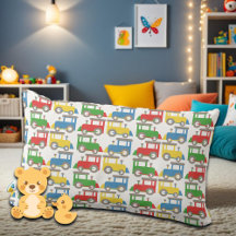 Colorful Little Trains Pattern