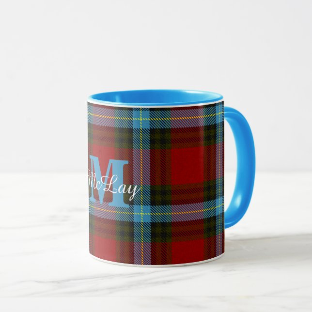 Colorful Livingstone / MacLay Plaid  Mug (Front Right)