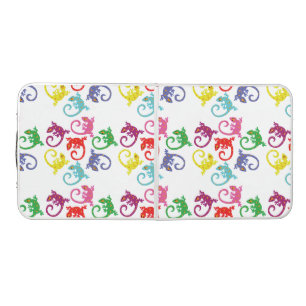 Colorful Lizards Beer Pong Table