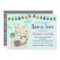 Colorful Llama Love Baby Shower Invitation