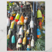 Colorful Lobster Buoys (Front)