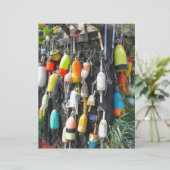 Colorful Lobster Buoys (Standing Front)