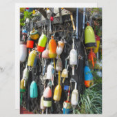 Colorful Lobster Buoys (Front/Back)